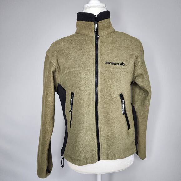 Vintage Mobius Green 2 Piece Ski Snow Jacket Women's Size 6 - Picture 2 of 9